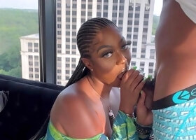 Black MILF with BIG boobs dancing and teasing