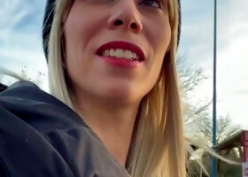Cute Blonde Masturbates on Webcam with Toy