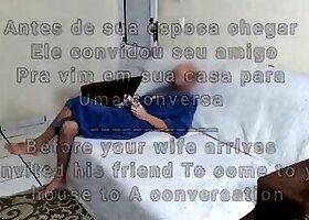Prank with my wife blindfolded I let my friend take my place to fuck my wife
