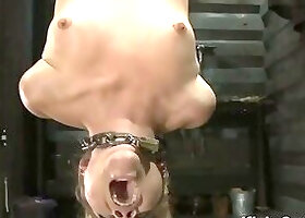 Kristina Rose The Pope Training Of O Wall Collar Upside Down Suspension Stocks Bondage