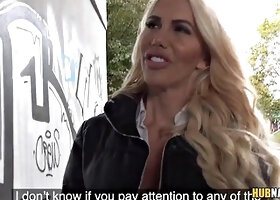 Erik Everhard Rescues Tori Cummings from Street Nudity and Pounds Her