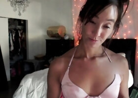 Solo mature masturbating on webcam