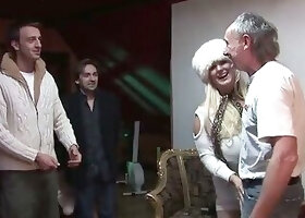 Ben Dover and friends' fun with Kirstyn Halbourg and her big fat titties