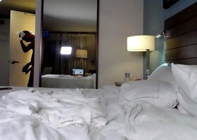 Amateur brunette fucked hardcore