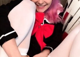 Cute teen solo scene stockings sybian orgasm