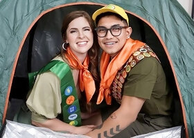 Scarlett Gushes goes camping