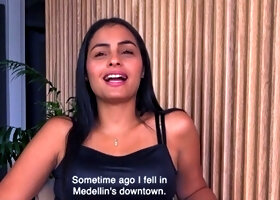 LATINA TEEN in LINGERIE was saving herself for her BF