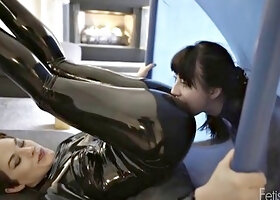 Brunette Femdom Latex Pt2