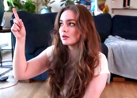 Mary Moody Glasses Teen Spreads Her Legs For Her Vibrator