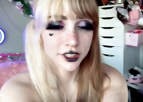 Indigo White Smokes Devils Lettuce in Cosplay POV
