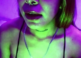 Amateur striptease and Solo masturbation