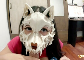 Is It Halloween? Or Furryween? Idk But Great Blowjob! - Tantaly Priscy Rollplay