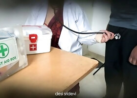 Doctor Desisridevi gives a special handjob to her patient in the hospital